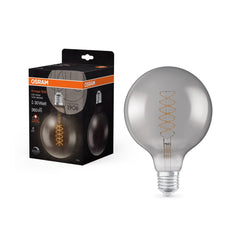 Żarówka LED E27 7,8W Vintage 1906 LED SLIM Globe 30 SMOKE ciepła. - Poland LEDVANCE e-shop 4058075761254
