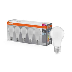 Żarówka LED E27 8,5W BASE CLASSIC 5 szt., matowa, barwa zimna - Poland LEDVANCE e-shop 4058075152632