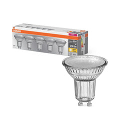 Żarówka LED GU10 2,6W BASE 5 szt., barwa ciepła - Poland LEDVANCE e-shop 4058075157941