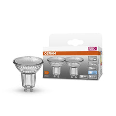 Żarówka LED GU10 4,3W LED STAR 2 szt., barwa zimna - Poland LEDVANCE e-shop 4058075452473