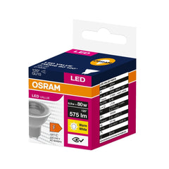 Żarówka LED GU10 6,9W LED VALUE OSRAM, 80W, 120 st., ciepła 1 szt. - Poland LEDVANCE e-shop 4058075198852