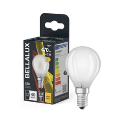 Żarówka LED OSRAM Classic P 40 Fil 4.2W 827 mat E14 - Poland LEDVANCE e-shop 4058075115538