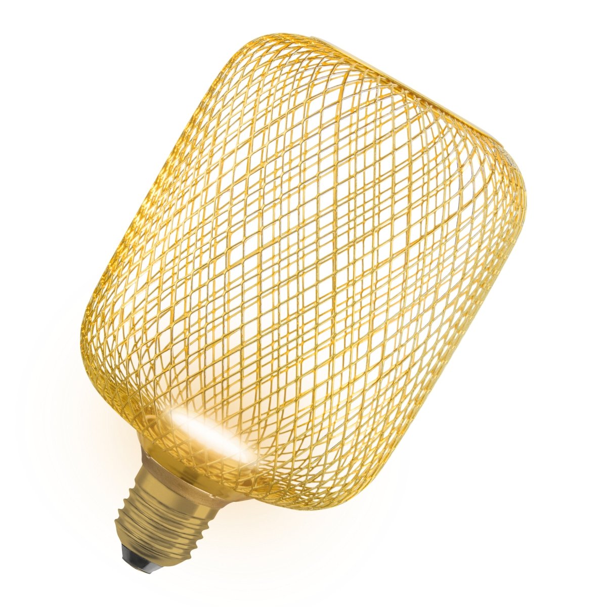 Żarówka LED OSRAM DECOR LED FLAT SQUARE 100 GOLD 3.5W 827 Frosted E27 Non - DIM - Poland LEDVANCE e - shop 4058075840102
