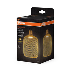 Żarówka LED OSRAM DECOR LED FLAT SQUARE 100 GOLD 3.5W 827 Frosted E27 Non - DIM - Poland LEDVANCE e - shop 4058075840102