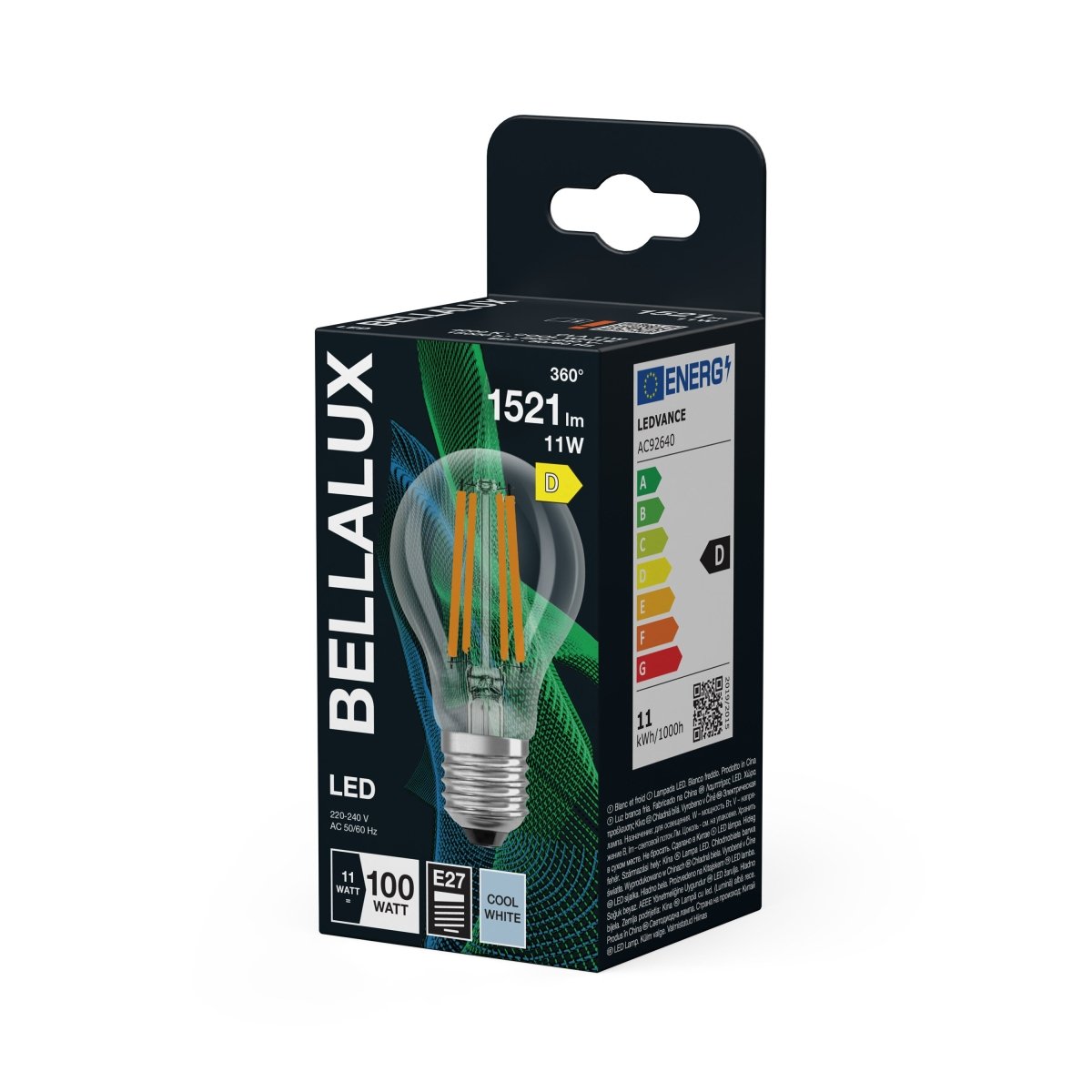 Żarówka LED OSRAM LED Classic A 100 Filament 11W 840 Clear E27 - Poland LEDVANCE e - shop 4058075115453