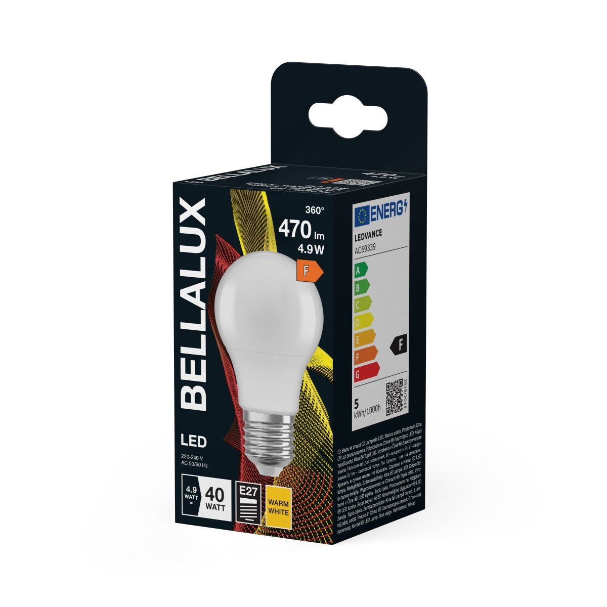 Żarówka LED OSRAM LED Classic A 40 4.9W 827 Frosted E27 ciepła - Poland LEDVANCE e - shop 4058075128064