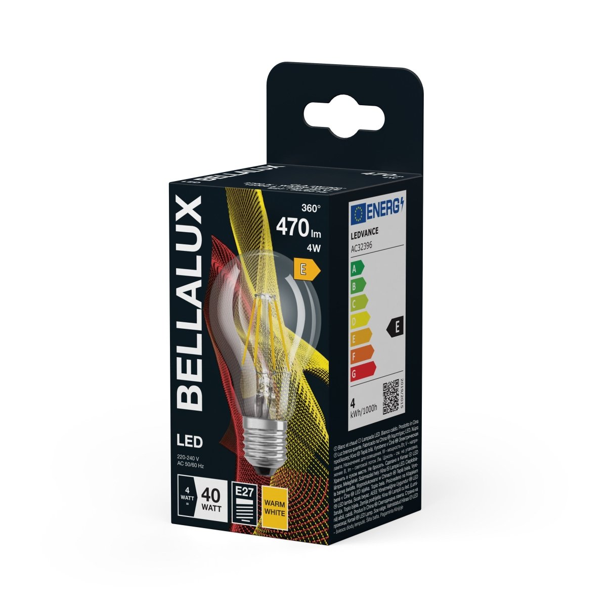Żarówka LED OSRAM LED Classic A 40 Filament 4W 827 Clear E27 - Poland LEDVANCE e - shop 4058075115194