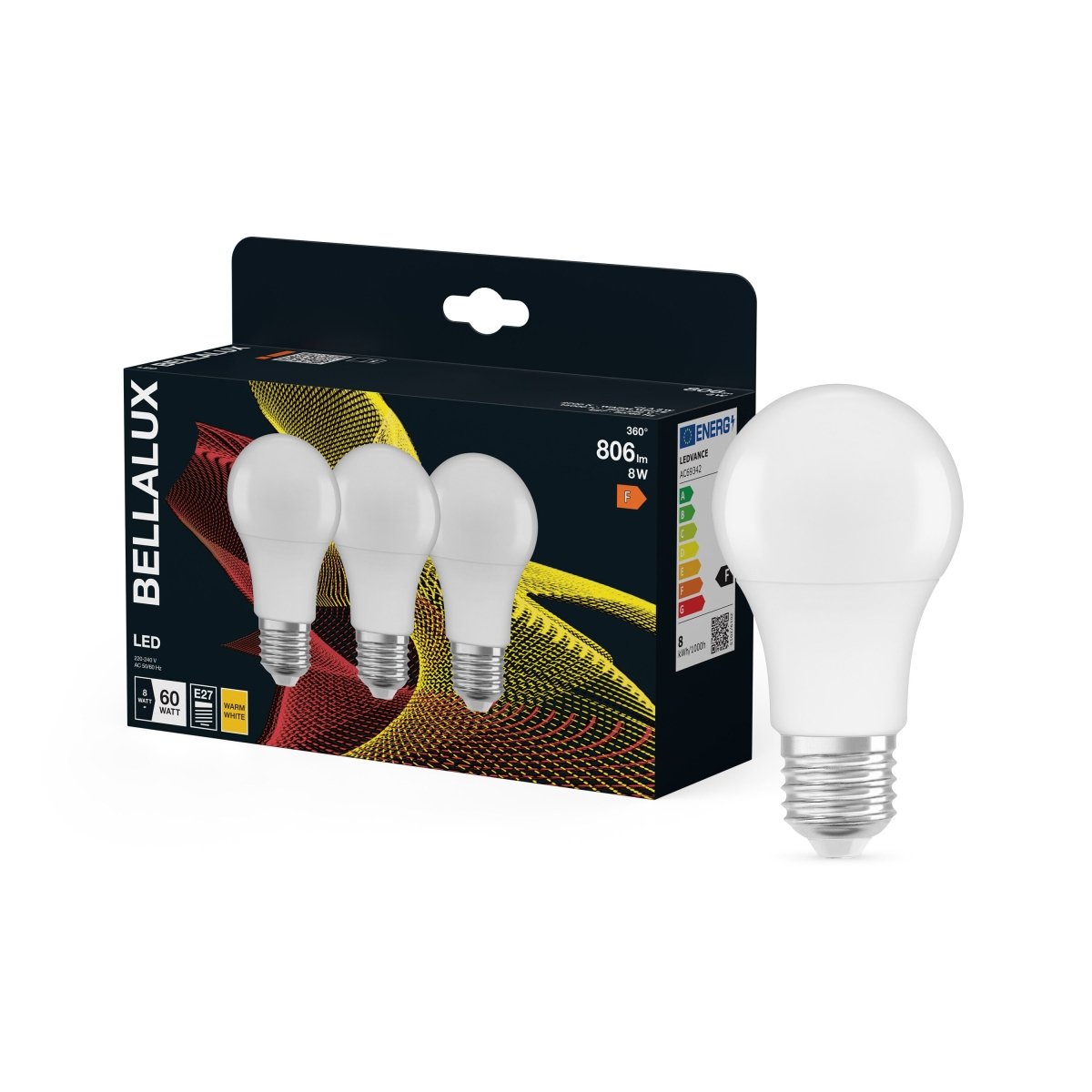Żarówka LED OSRAM LED Classic A 60 8W 827 Frosted E27 - Poland LEDVANCE e - shop 4058075595422