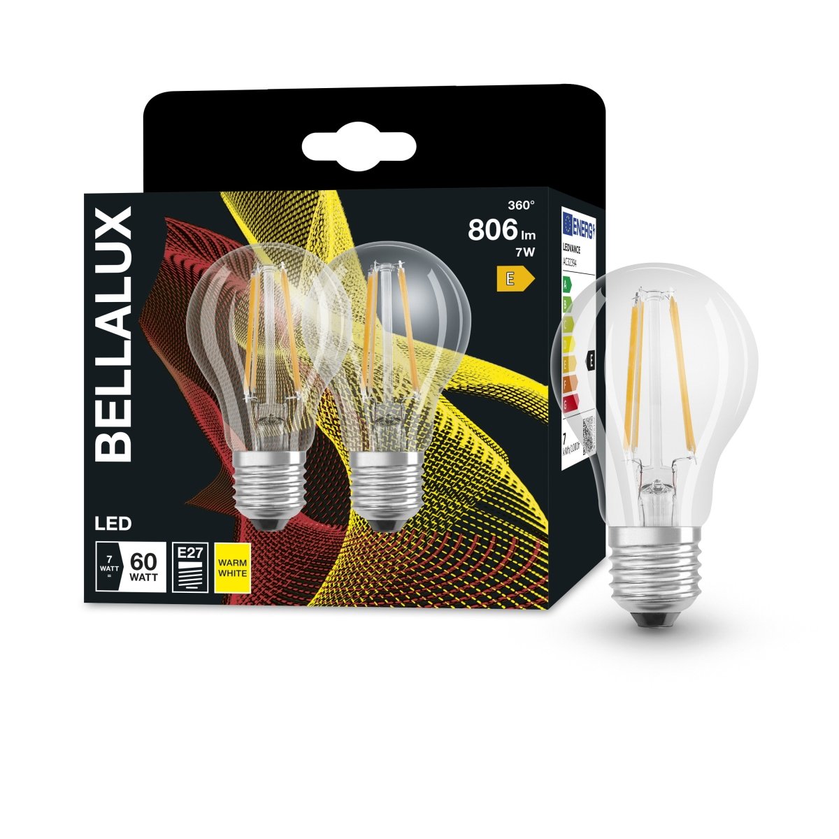 Żarówka LED OSRAM LED Classic A 60 Filament 7W 827 Clear E27 ciepła - Poland LEDVANCE e - shop 4058075164857