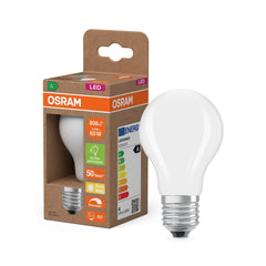 Żarówka LED OSRAM LED Classic A 60 Filament DIM Energy efficiency class A 3.8W 827 Frosted E27 - Poland LEDVANCE e - shop 4099854265501