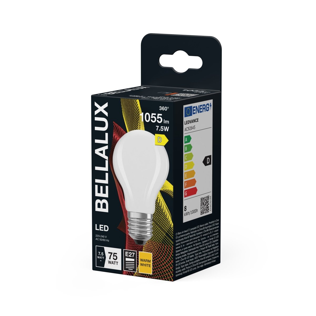 Żarówka LED OSRAM LED Classic A 75 Filament 7.5W 827 Frosted E27 ciepła - Poland LEDVANCE e - shop 4058075115378