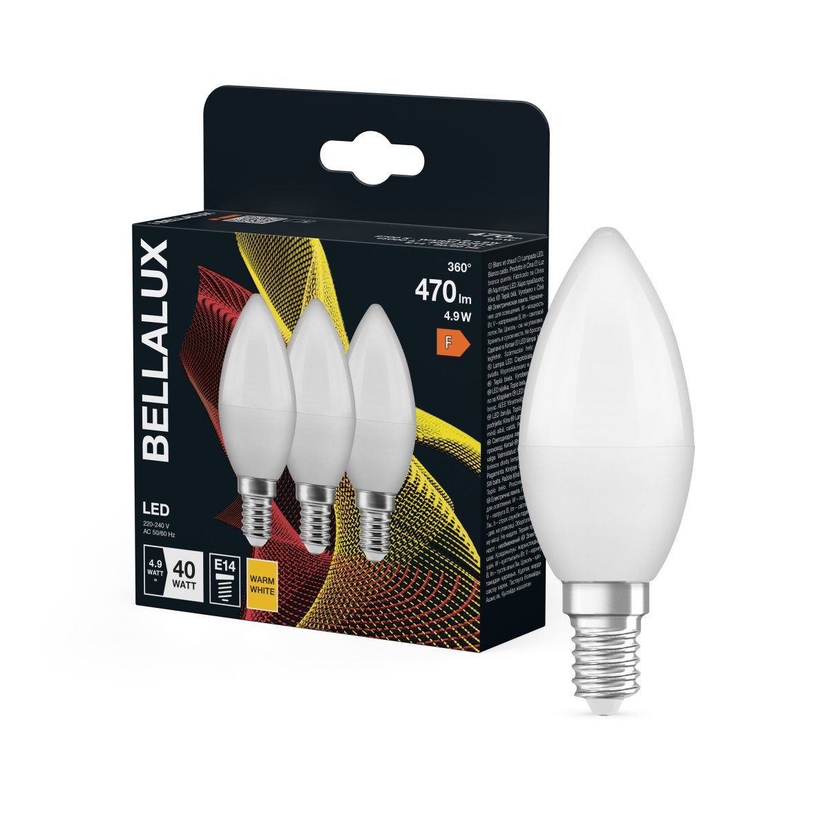 Żarówka LED OSRAM LED Classic B 40 4.9W 827 Frosted E14 - Poland LEDVANCE e - shop 4058075595507