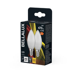 Żarówka LED OSRAM LED Classic B 40 4.9W 827 Frosted E14 ciepła 2pak - Poland LEDVANCE e - shop 4058075157040