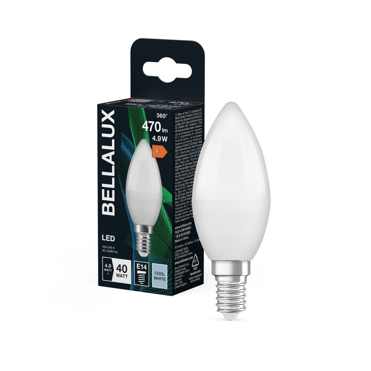 Żarówka LED OSRAM LED Classic B 40 4.9W 840 Frosted E14 neutralna - Poland LEDVANCE e - shop 4058075128262