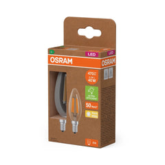 Żarówka LED OSRAM LED Classic B 40 Filament Energy efficiency class A 2.2W 827 Clear E14 ciepła - Poland LEDVANCE e - shop 4099854255472