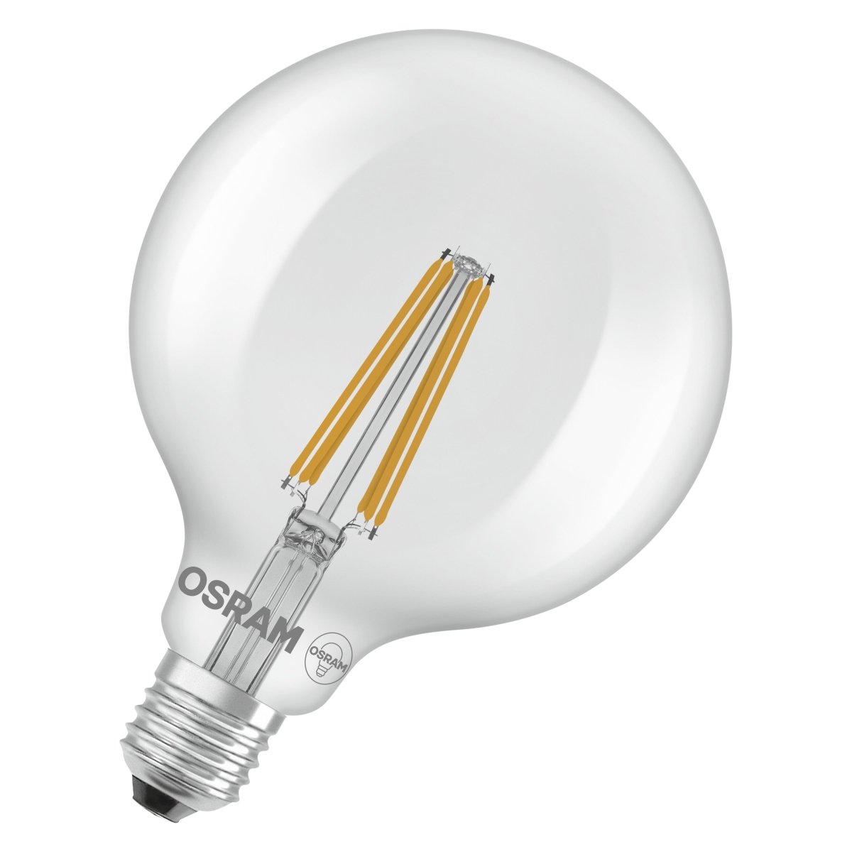 Żarówka LED OSRAM LED Classic Globe 125 100 Filament Energy efficiency class A 7.2W 827 Clear E27 - Poland LEDVANCE e - shop 4058075839601