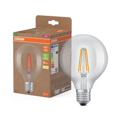 Żarówka LED OSRAM LED Classic Globe 95 60 Filament Energy efficiency class A 3.8W 827 Clear E27 - Poland LEDVANCE e - shop 4099854235436