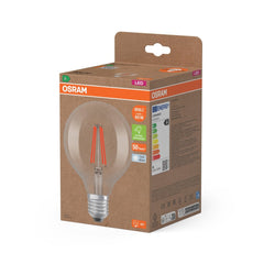 Żarówka LED OSRAM LED Classic Globe 95 60 Filament Energy efficiency class A 3.8W 840 Clear E27 - Poland LEDVANCE e - shop 4099854246333