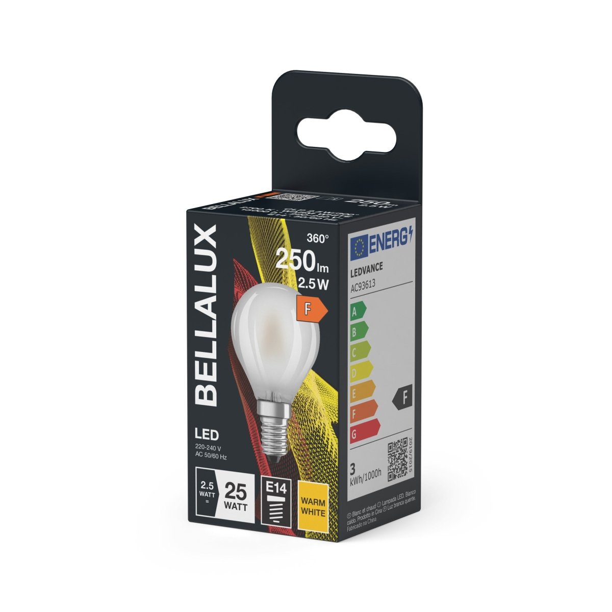 Żarówka LED OSRAM LED Classic P 25 Filament 2.5W 827 Frosted E14 - Poland LEDVANCE e - shop 4058075115514