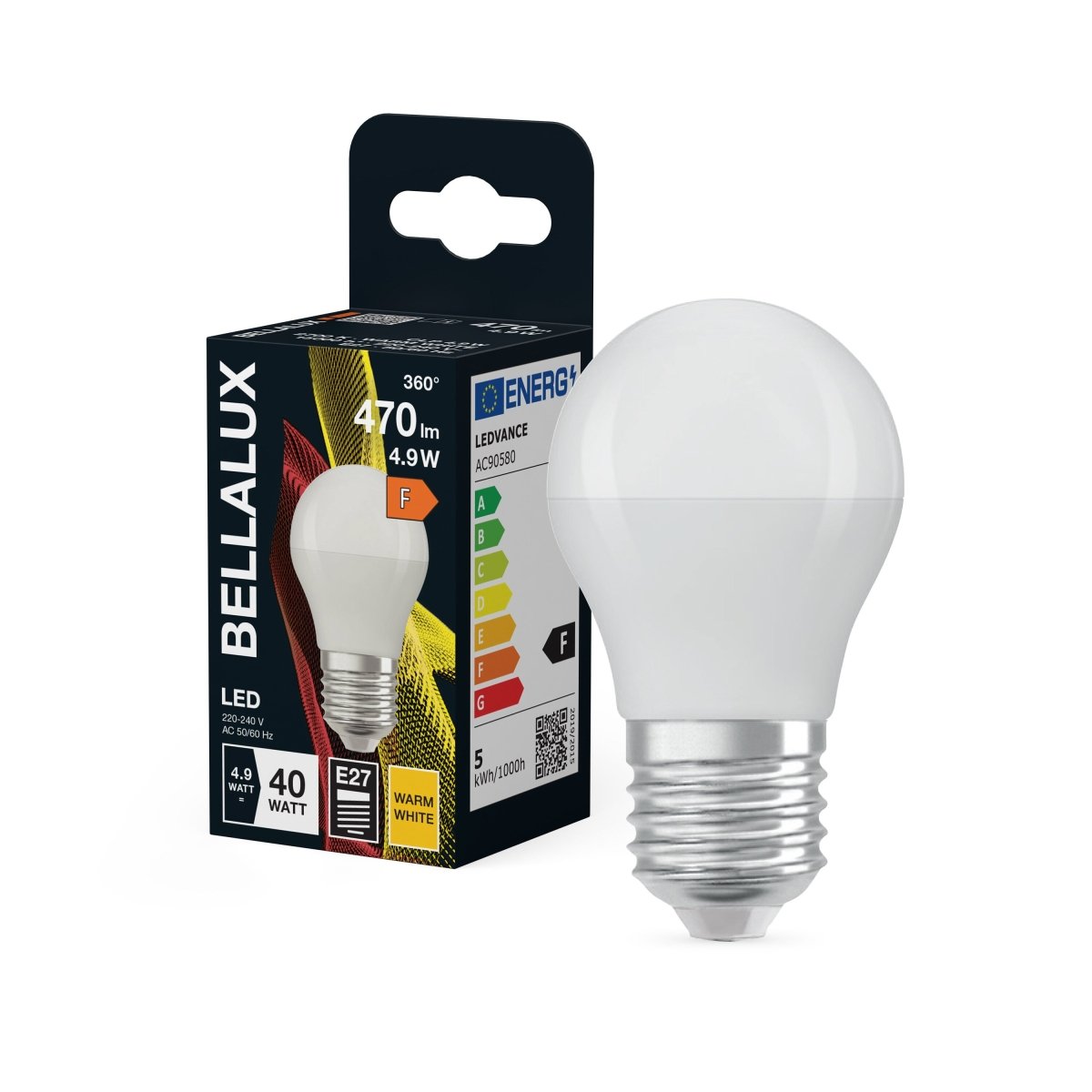 Żarówka LED OSRAM LED Classic P 40 4.9W 827 Frosted E27 - Poland LEDVANCE e - shop 4058075304130