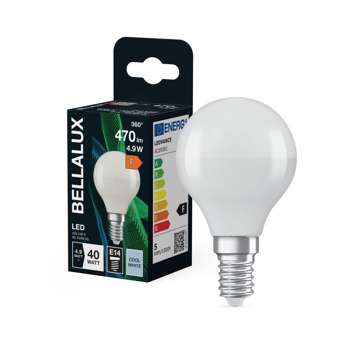 Żarówka LED OSRAM LED Classic P 40 4.9W 840 Frosted E14 - Poland LEDVANCE e - shop 4058075128309