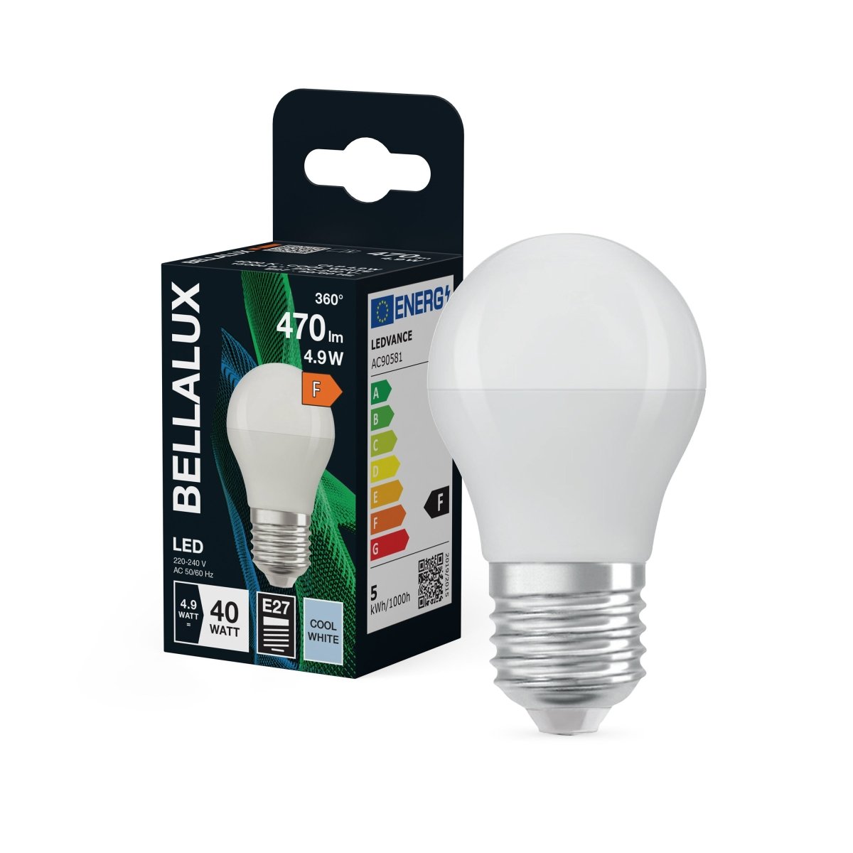 Żarówka LED OSRAM LED Classic P 40 4.9W 840 Frosted E27 - Poland LEDVANCE e - shop 4058075128361