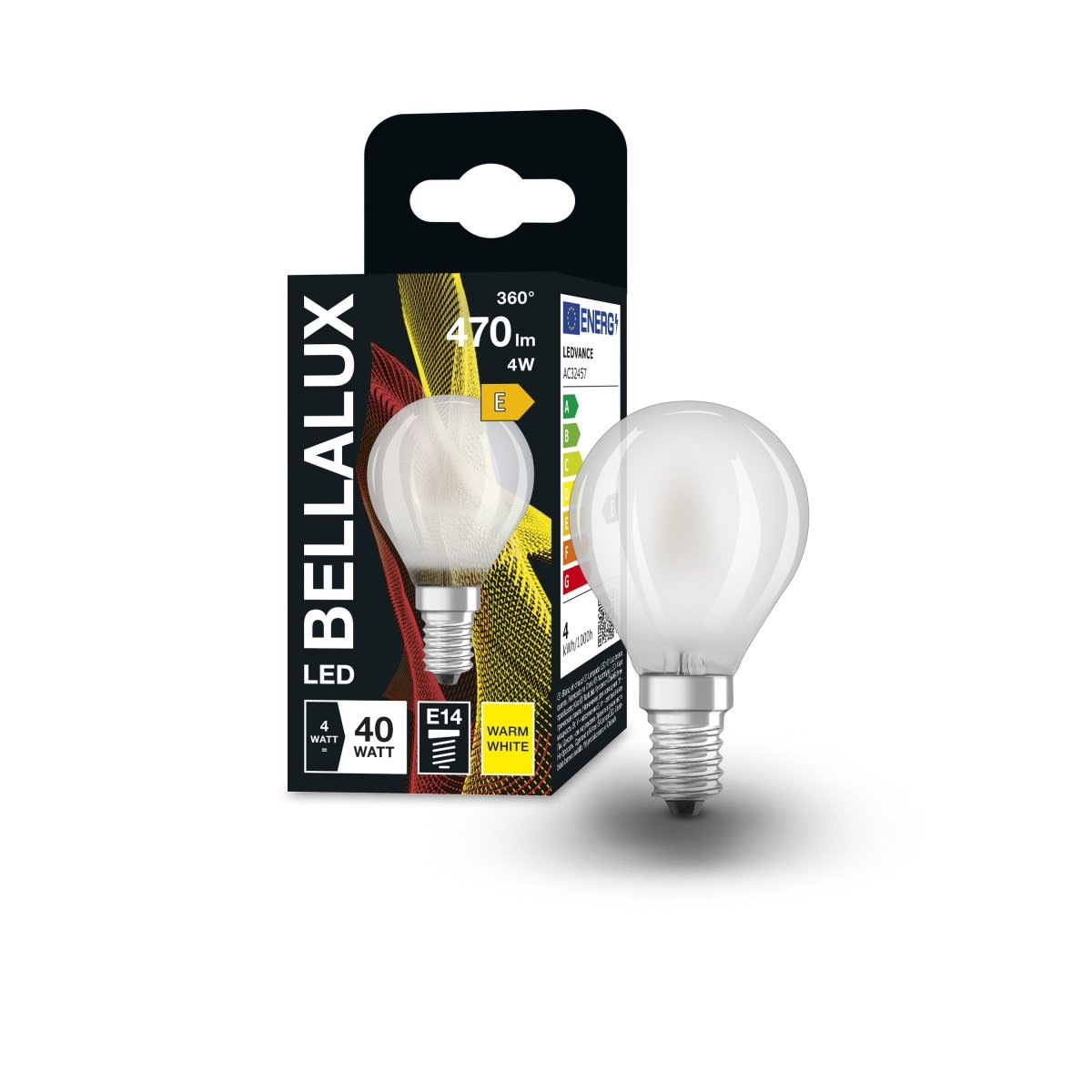 Żarówka LED OSRAM LED Classic P 40 Filament 4.2W 827 Frosted E14 - Poland LEDVANCE e - shop 4058075115538