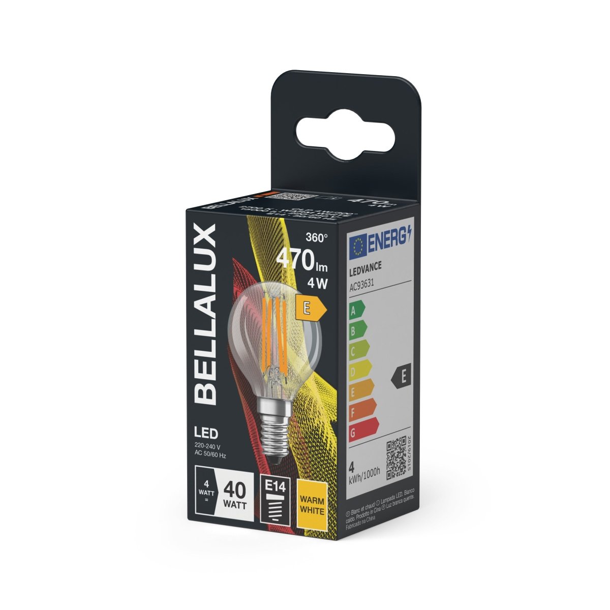 Żarówka LED OSRAM LED Classic P 40 Filament 4W 827 Clear E14 - Poland LEDVANCE e - shop 4058075115316