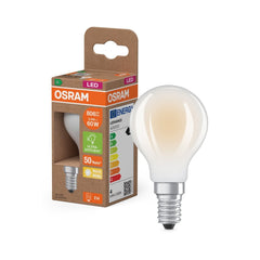 Żarówka LED OSRAM LED Classic P 60 Filament Energy efficiency class A 3.8W 827 Frosted E14 - Poland LEDVANCE e - shop 4099854255816