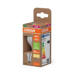 Żarówka LED OSRAM LED Classic P 60 Filament Energy efficiency class A 3.8W 827 Frosted E14 - Poland LEDVANCE e - shop 4099854255816