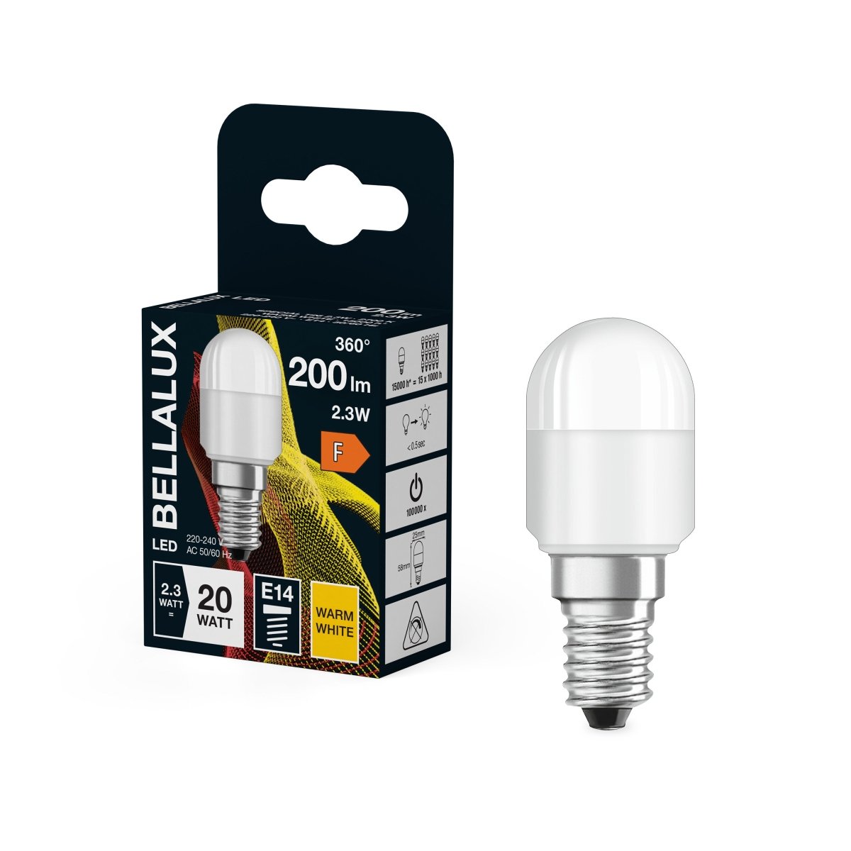 Żarówka LED OSRAM LED Special T26 20 200° 2.3W 827 Frosted E14 - Poland LEDVANCE e - shop 4058075135901