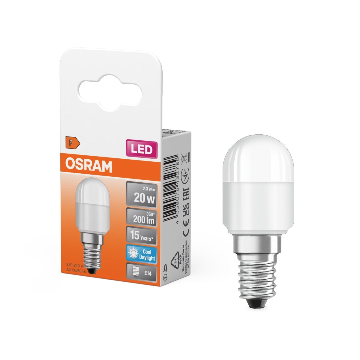 Żarówka LED OSRAM LED Special T26 20 200° 2.3W 865 Frosted E14 - Poland LEDVANCE e - shop 4058075432789