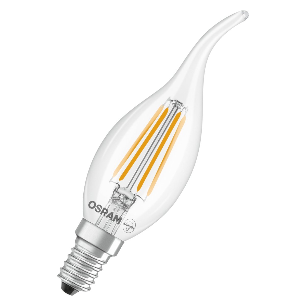 Żarówka LED OSRAM LED Star Classic BA 40 Filament 3.4W 827 Clear E14 - Poland LEDVANCE e - shop 4099854468810