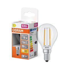 Żarówka LED OSRAM LED Star Classic P 15 Filament 1W 827 Clear E14 - Poland LEDVANCE e - shop 4099854466755