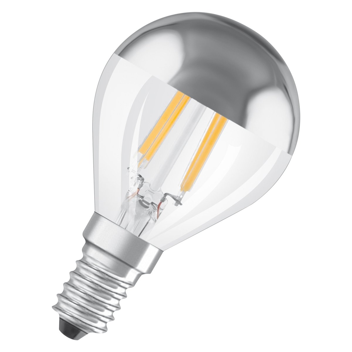 Żarówka LED OSRAM LED Star Classic P 31 Filament Mirror 4W 827 Silver E14 - Poland LEDVANCE e - shop 4058075447134