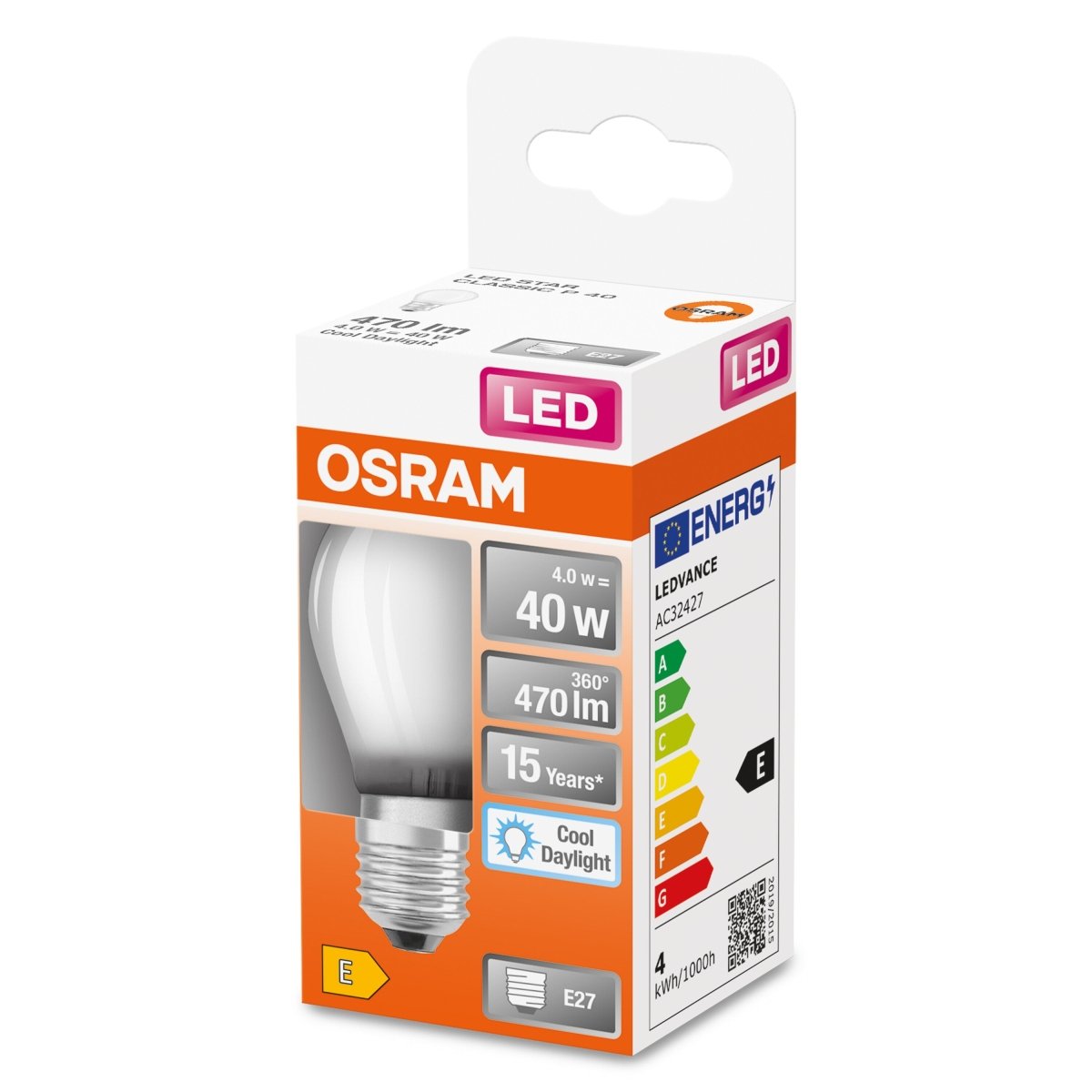 Żarówka LED OSRAM LED Star Classic P 40 4W 865 Frosted E27 - Poland LEDVANCE e - shop 4058075466210