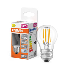 Żarówka LED OSRAM LED Star Classic P 40 Filament 3.4W 840 Clear E27 - Poland LEDVANCE e - shop 4099854468070