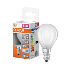 Żarówka LED OSRAM LED Star Classic P 40 Filament 3.4W 840 Frosted E14 - Poland LEDVANCE e - shop 4099854468278