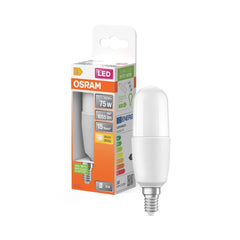 Żarówka LED OSRAM LED Star Classic Stick 75 9.5W 827 Frosted E14 - Poland LEDVANCE e - shop 4058075428386