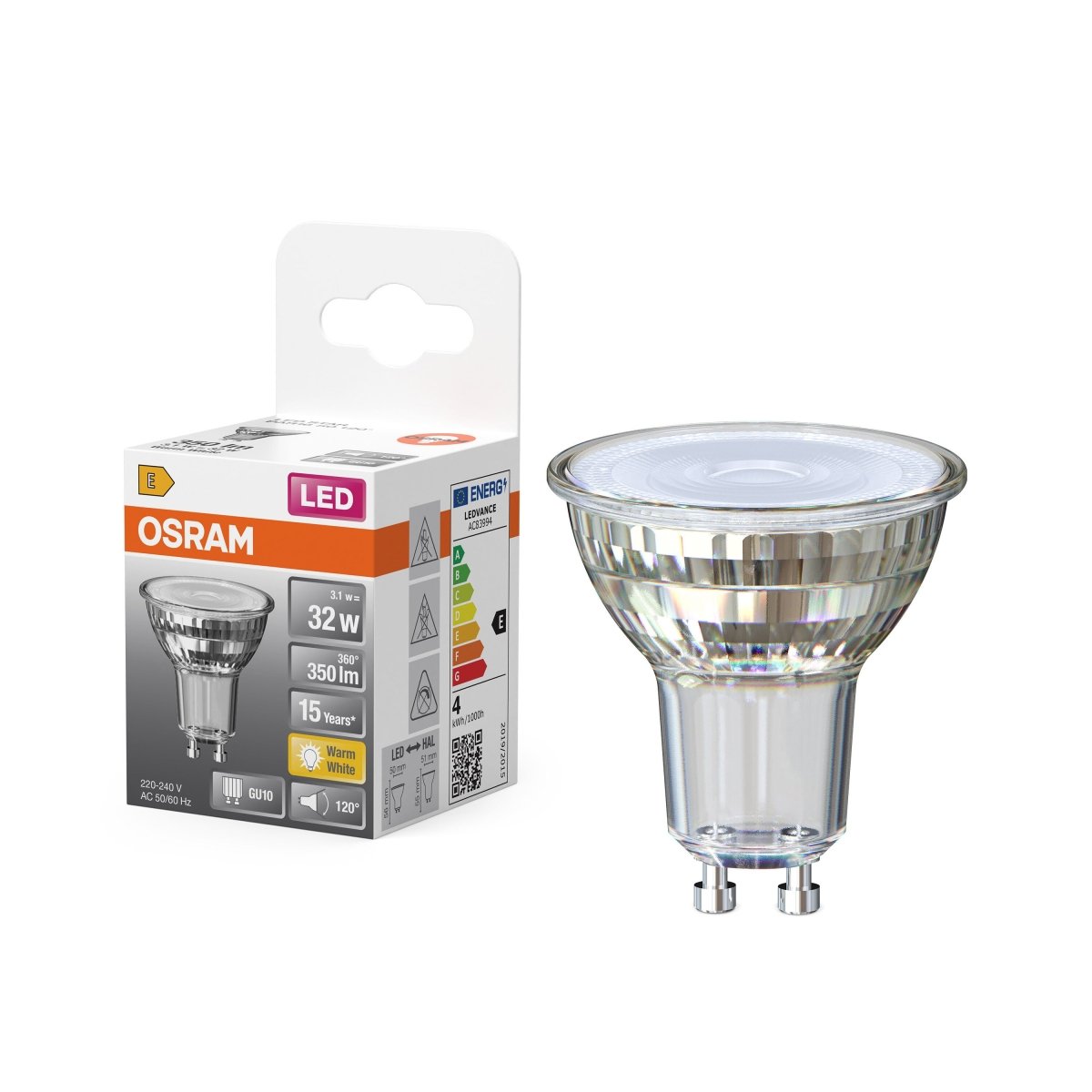 Żarówka LED OSRAM LED Star PAR16 50 120° 3.1W 827 GU10 - Poland LEDVANCE e - shop 4099854458668