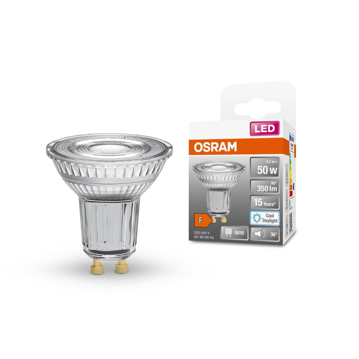 Żarówka LED OSRAM LED Star PAR16 50 36° 4.3W 865 GU10 - Poland LEDVANCE e - shop 4058075466319