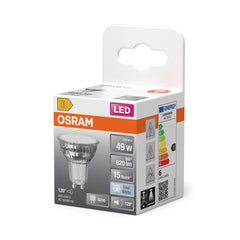 Żarówka LED OSRAM LED Star PAR16 80 120° 5.6W 840 GU10 - Poland LEDVANCE e - shop 4099854457449
