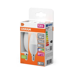 Żarówka LED OSRAM LED Superstar Classic B 40 RGBW Remote Control 4.9W 827 Frosted E14 - Poland LEDVANCE e - shop 4058075610149