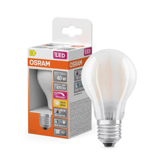 Żarówka LED OSRAM LED Superstar Plus Classic A 40 Filament DIM 3.4W 927 Frosted E27 - Poland LEDVANCE e - shop 4099854084058