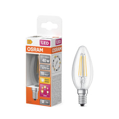 Żarówka LED OSRAM LED Superstar Plus Classic B 40 Filament 4W 827 E14 3step DIM - Poland LEDVANCE e - shop 4058075434462