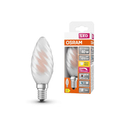 Żarówka LED OSRAM LED Superstar Plus Classic BW 40 Filament DIM 3.4W 927 Frosted E14 - Poland LEDVANCE e - shop 4058075602878