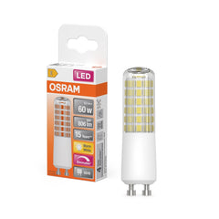 Żarówka LED OSRAM LED T Slim 60 320° DIM 6.5W 827 Clear GU10 - Poland LEDVANCE e - shop 4058075607378