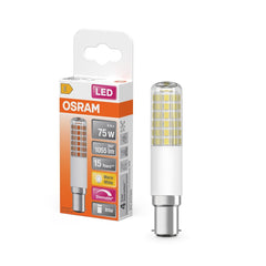 Żarówka LED OSRAM LED T Slim 75 320° DIM 8W 827 Clear B15d - Poland LEDVANCE e - shop 4099854266799