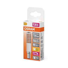 Żarówka LED OSRAM LED T Slim 75 320° DIM 8W 827 Clear B15d - Poland LEDVANCE e - shop 4099854266799
