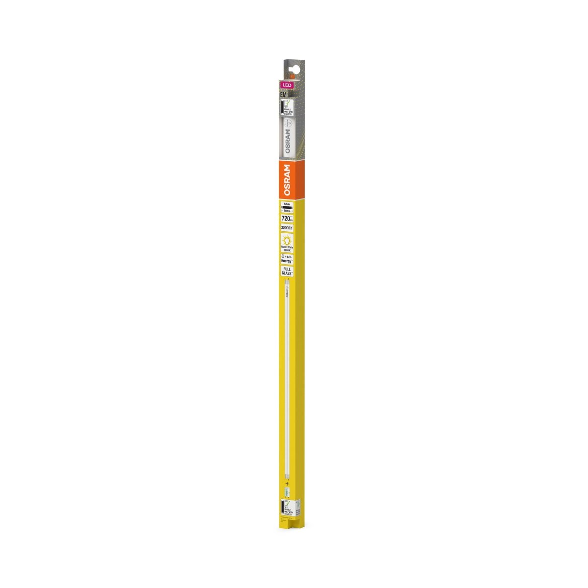 Żarówka LED OSRAM LED TUBE T8 18 EM 600 mm 6.6W 830 - Poland LEDVANCE e - shop 4099854038266